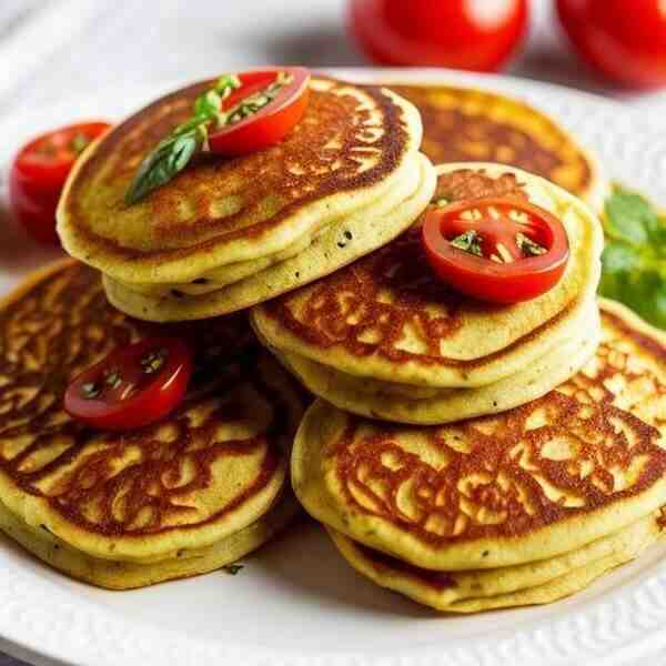 Закусочные томатные блинчики Пенёчки